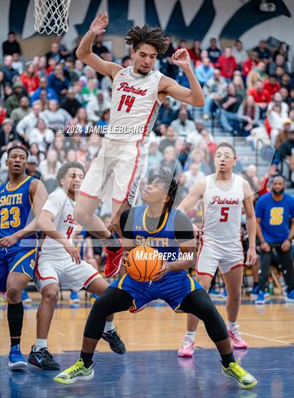 Thumbnail 1 in Oscar Smith @ Patriot (VHSL Class 6 Semifinal) photogallery.