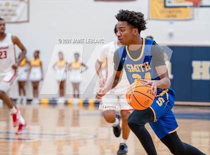 Thumbnail 1 in Oscar Smith @ Patriot (VHSL Class 6 Semifinal) photogallery.