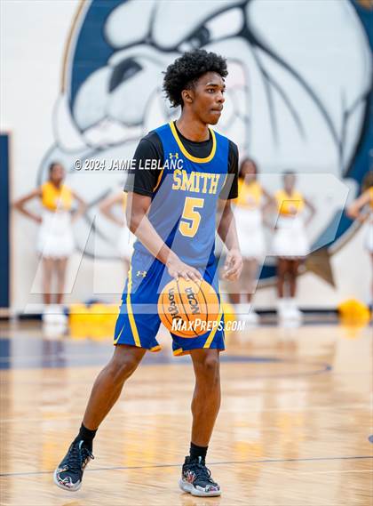 Thumbnail 2 in Oscar Smith @ Patriot (VHSL Class 6 Semifinal) photogallery.