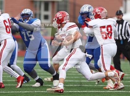Thumbnail 2 in Steelton-Highspire vs. Fort Cherry (PIAA 1A Final) photogallery.