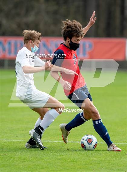 Thumbnail 3 in Pine Lake Preparatory vs. Franklin Academy (1 of 3 - NCHSAA 1A Final - the Game - Regulation) photogallery.