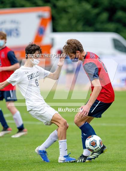 Thumbnail 3 in Pine Lake Preparatory vs. Franklin Academy (1 of 3 - NCHSAA 1A Final - the Game - Regulation) photogallery.
