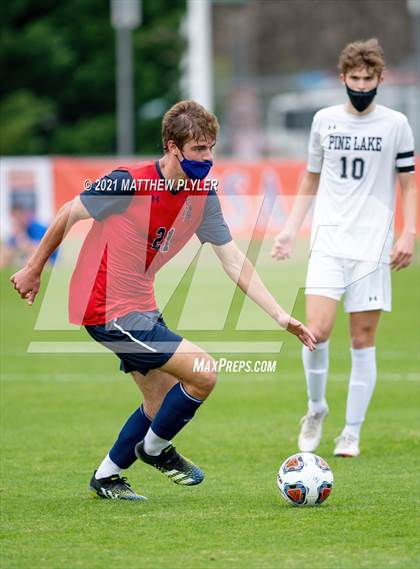 Thumbnail 1 in Pine Lake Preparatory vs. Franklin Academy (1 of 3 - NCHSAA 1A Final - the Game - Regulation) photogallery.