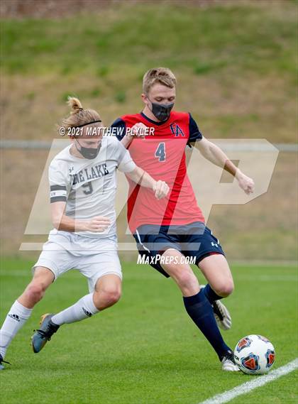 Thumbnail 3 in Pine Lake Preparatory vs. Franklin Academy (1 of 3 - NCHSAA 1A Final - the Game - Regulation) photogallery.