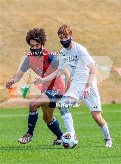 Thumbnail 1 in Pine Lake Preparatory vs. Franklin Academy (1 of 3 - NCHSAA 1A Final - the Game - Regulation) photogallery.