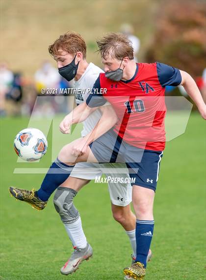 Thumbnail 2 in Pine Lake Preparatory vs. Franklin Academy (1 of 3 - NCHSAA 1A Final - the Game - Regulation) photogallery.