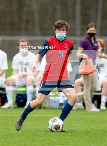 Thumbnail 1 in Pine Lake Preparatory vs. Franklin Academy (1 of 3 - NCHSAA 1A Final - the Game - Regulation) photogallery.
