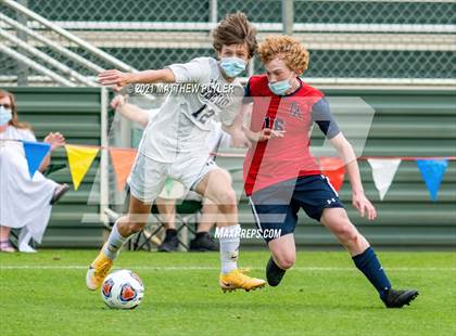 Thumbnail 2 in Pine Lake Preparatory vs. Franklin Academy (1 of 3 - NCHSAA 1A Final - the Game - Regulation) photogallery.