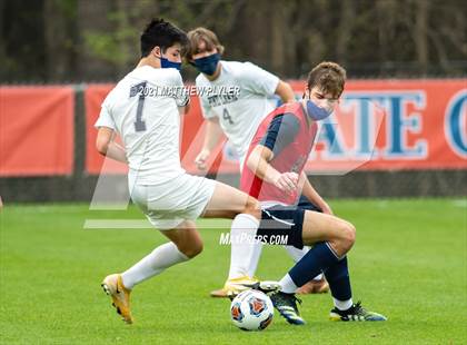 Thumbnail 3 in Pine Lake Preparatory vs. Franklin Academy (1 of 3 - NCHSAA 1A Final - the Game - Regulation) photogallery.