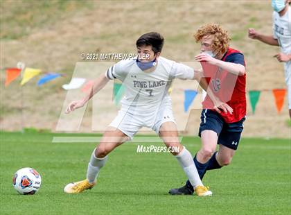 Thumbnail 3 in Pine Lake Preparatory vs. Franklin Academy (1 of 3 - NCHSAA 1A Final - the Game - Regulation) photogallery.