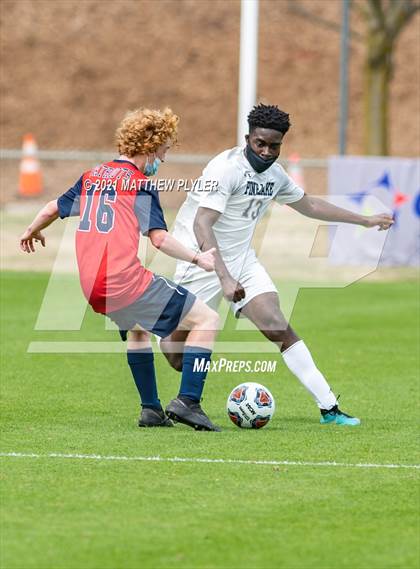 Thumbnail 3 in Pine Lake Preparatory vs. Franklin Academy (1 of 3 - NCHSAA 1A Final - the Game - Regulation) photogallery.