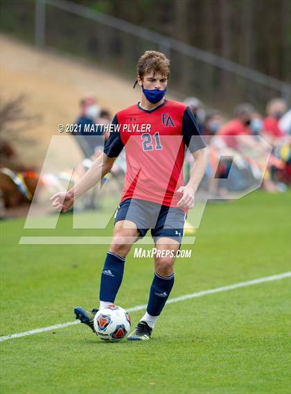 Thumbnail 2 in Pine Lake Preparatory vs. Franklin Academy (1 of 3 - NCHSAA 1A Final - the Game - Regulation) photogallery.