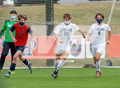 Thumbnail 2 in Pine Lake Preparatory vs. Franklin Academy (1 of 3 - NCHSAA 1A Final - the Game - Regulation) photogallery.