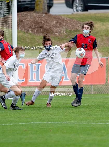 Thumbnail 1 in Pine Lake Preparatory vs. Franklin Academy (1 of 3 - NCHSAA 1A Final - the Game - Regulation) photogallery.