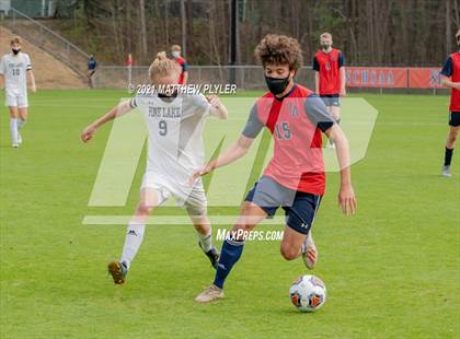 Thumbnail 3 in Pine Lake Preparatory vs. Franklin Academy (1 of 3 - NCHSAA 1A Final - the Game - Regulation) photogallery.