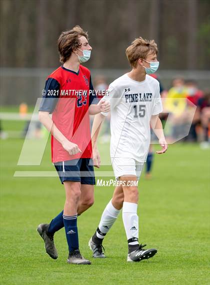Thumbnail 1 in Pine Lake Preparatory vs. Franklin Academy (1 of 3 - NCHSAA 1A Final - the Game - Regulation) photogallery.