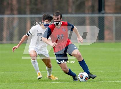 Thumbnail 2 in Pine Lake Preparatory vs. Franklin Academy (1 of 3 - NCHSAA 1A Final - the Game - Regulation) photogallery.