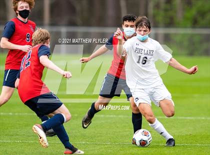 Thumbnail 2 in Pine Lake Preparatory vs. Franklin Academy (1 of 3 - NCHSAA 1A Final - the Game - Regulation) photogallery.