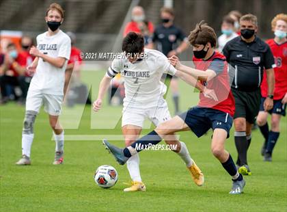 Thumbnail 3 in Pine Lake Preparatory vs. Franklin Academy (1 of 3 - NCHSAA 1A Final - the Game - Regulation) photogallery.