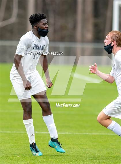 Thumbnail 1 in Pine Lake Preparatory vs. Franklin Academy (1 of 3 - NCHSAA 1A Final - the Game - Regulation) photogallery.
