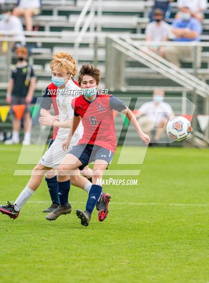 Thumbnail 3 in Pine Lake Preparatory vs. Franklin Academy (1 of 3 - NCHSAA 1A Final - the Game - Regulation) photogallery.