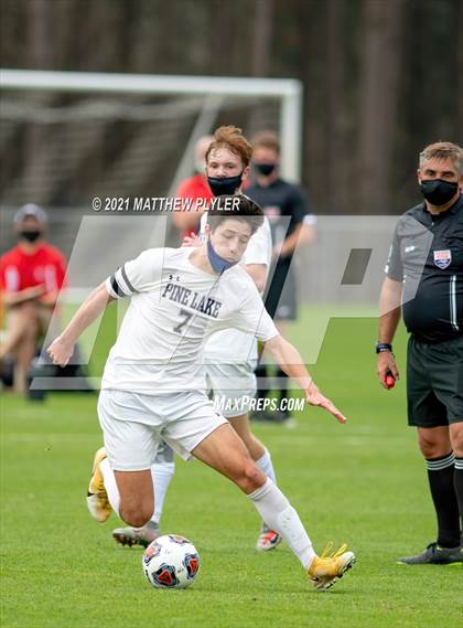Thumbnail 2 in Pine Lake Preparatory vs. Franklin Academy (1 of 3 - NCHSAA 1A Final - the Game - Regulation) photogallery.