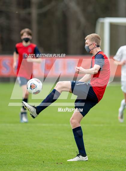 Thumbnail 2 in Pine Lake Preparatory vs. Franklin Academy (1 of 3 - NCHSAA 1A Final - the Game - Regulation) photogallery.