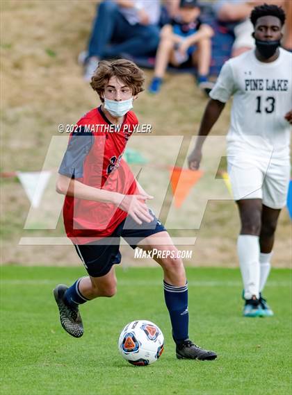 Thumbnail 2 in Pine Lake Preparatory vs. Franklin Academy (1 of 3 - NCHSAA 1A Final - the Game - Regulation) photogallery.