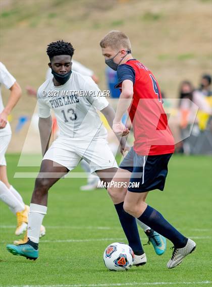 Thumbnail 3 in Pine Lake Preparatory vs. Franklin Academy (1 of 3 - NCHSAA 1A Final - the Game - Regulation) photogallery.