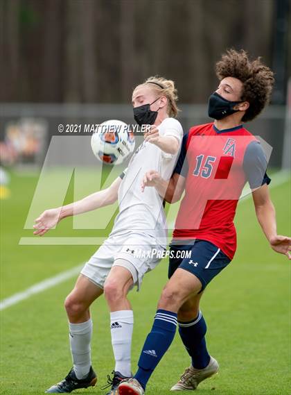 Thumbnail 3 in Pine Lake Preparatory vs. Franklin Academy (1 of 3 - NCHSAA 1A Final - the Game - Regulation) photogallery.