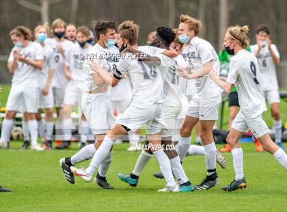 Thumbnail 3 in Pine Lake Preparatory vs. Franklin Academy (1 of 3 - NCHSAA 1A Final - the Game - Regulation) photogallery.