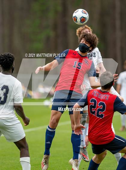 Thumbnail 3 in Pine Lake Preparatory vs. Franklin Academy (1 of 3 - NCHSAA 1A Final - the Game - Regulation) photogallery.