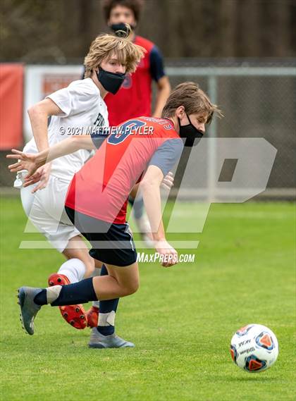 Thumbnail 1 in Pine Lake Preparatory vs. Franklin Academy (1 of 3 - NCHSAA 1A Final - the Game - Regulation) photogallery.