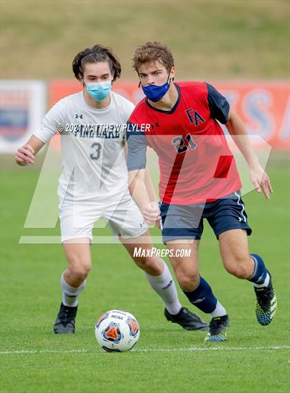 Thumbnail 1 in Pine Lake Preparatory vs. Franklin Academy (1 of 3 - NCHSAA 1A Final - the Game - Regulation) photogallery.