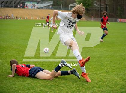 Thumbnail 2 in Pine Lake Preparatory vs. Franklin Academy (1 of 3 - NCHSAA 1A Final - the Game - Regulation) photogallery.