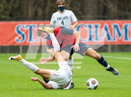 Thumbnail 3 in Pine Lake Preparatory vs. Franklin Academy (1 of 3 - NCHSAA 1A Final - the Game - Regulation) photogallery.