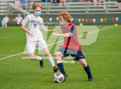 Thumbnail 3 in Pine Lake Preparatory vs. Franklin Academy (1 of 3 - NCHSAA 1A Final - the Game - Regulation) photogallery.