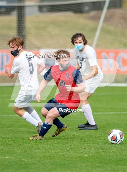 Thumbnail 1 in Pine Lake Preparatory vs. Franklin Academy (1 of 3 - NCHSAA 1A Final - the Game - Regulation) photogallery.