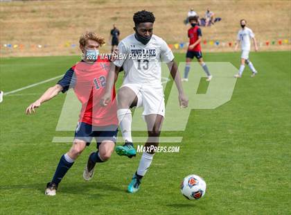 Thumbnail 2 in Pine Lake Preparatory vs. Franklin Academy (1 of 3 - NCHSAA 1A Final - the Game - Regulation) photogallery.