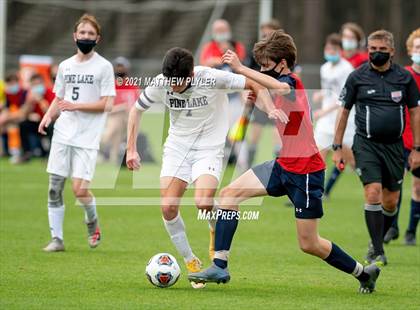Thumbnail 1 in Pine Lake Preparatory vs. Franklin Academy (1 of 3 - NCHSAA 1A Final - the Game - Regulation) photogallery.
