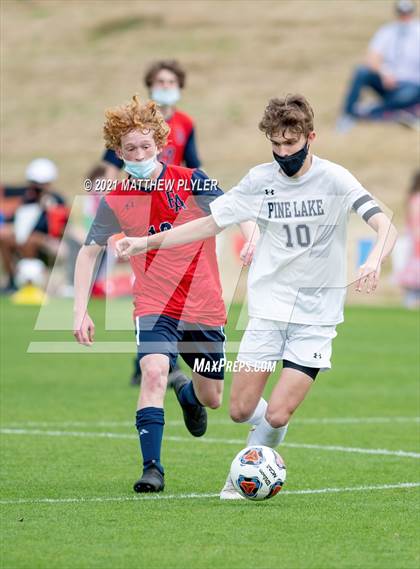 Thumbnail 2 in Pine Lake Preparatory vs. Franklin Academy (1 of 3 - NCHSAA 1A Final - the Game - Regulation) photogallery.