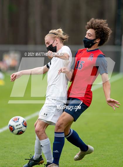 Thumbnail 1 in Pine Lake Preparatory vs. Franklin Academy (1 of 3 - NCHSAA 1A Final - the Game - Regulation) photogallery.