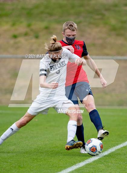 Thumbnail 1 in Pine Lake Preparatory vs. Franklin Academy (1 of 3 - NCHSAA 1A Final - the Game - Regulation) photogallery.