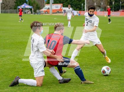 Thumbnail 1 in Pine Lake Preparatory vs. Franklin Academy (1 of 3 - NCHSAA 1A Final - the Game - Regulation) photogallery.