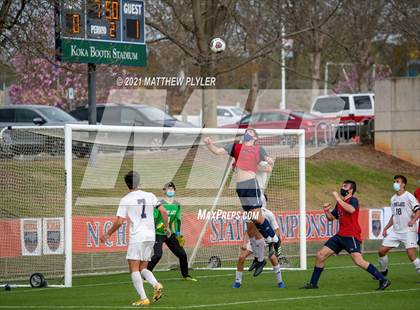 Thumbnail 1 in Pine Lake Preparatory vs. Franklin Academy (1 of 3 - NCHSAA 1A Final - the Game - Regulation) photogallery.