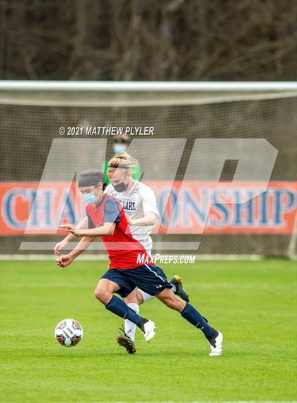 Thumbnail 3 in Pine Lake Preparatory vs. Franklin Academy (1 of 3 - NCHSAA 1A Final - the Game - Regulation) photogallery.