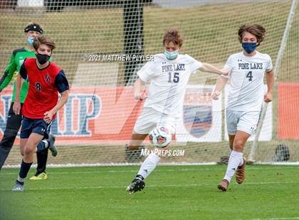 Thumbnail 3 in Pine Lake Preparatory vs. Franklin Academy (1 of 3 - NCHSAA 1A Final - the Game - Regulation) photogallery.