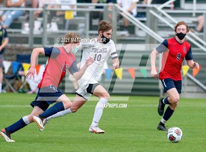 Thumbnail 3 in Pine Lake Preparatory vs. Franklin Academy (1 of 3 - NCHSAA 1A Final - the Game - Regulation) photogallery.