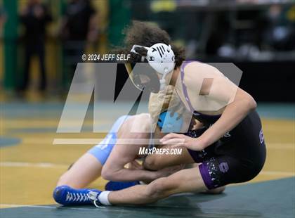 Thumbnail 2 in VHSL Region 5A Wrestling Consolation Finals photogallery.