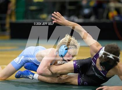 Thumbnail 3 in VHSL Region 5A Wrestling Consolation Finals photogallery.
